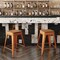 Flash Furniture 24" Orange Metal Stool-Teak Poly Seat CH-31320-24-OR-PL2T-GG - alternate 8